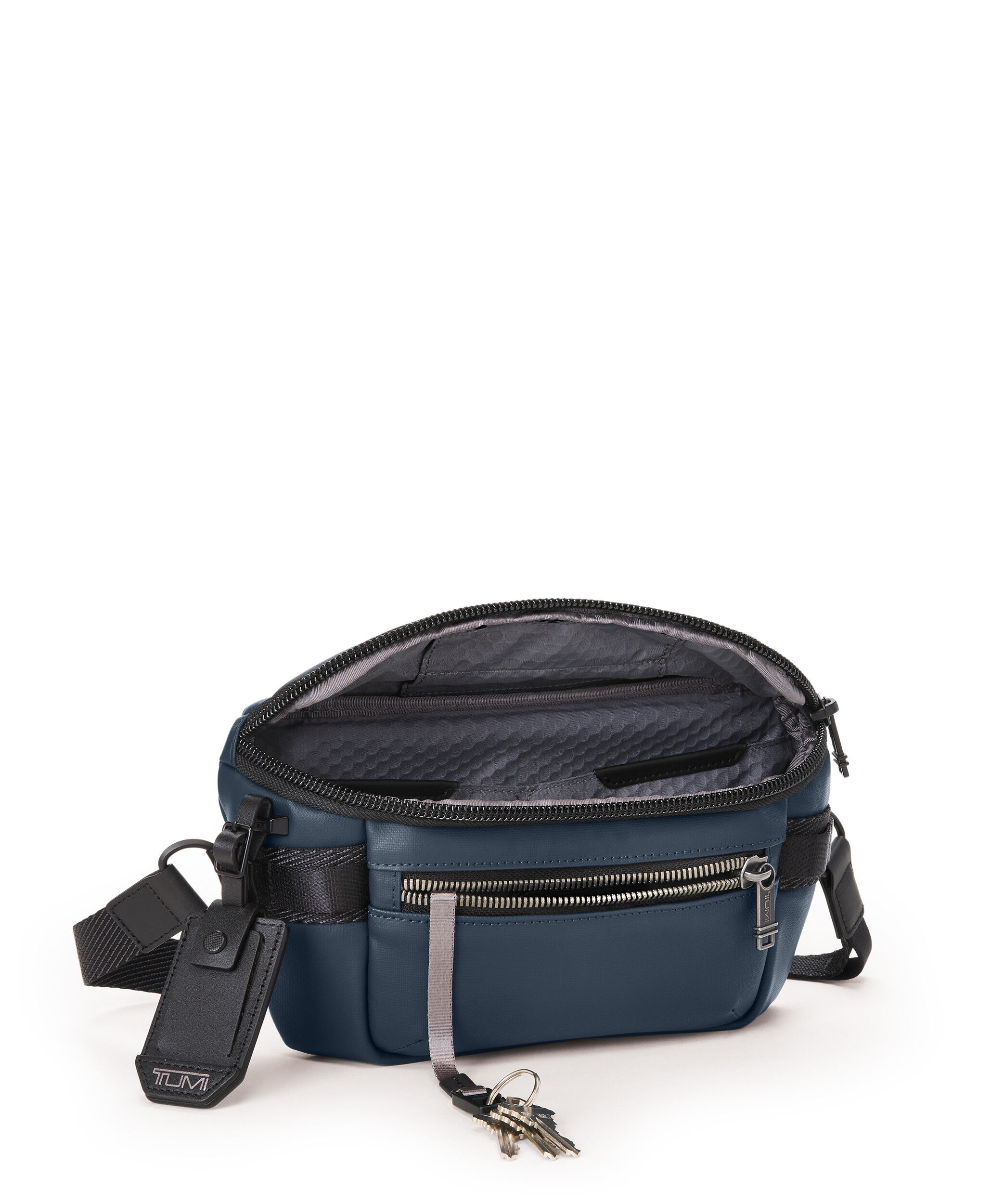 TUMI アクセントキット ネイビー カモフラ ALPHA BRAVO Alpha Bravo Classified Waist Pack Blue | TUMI Belgium