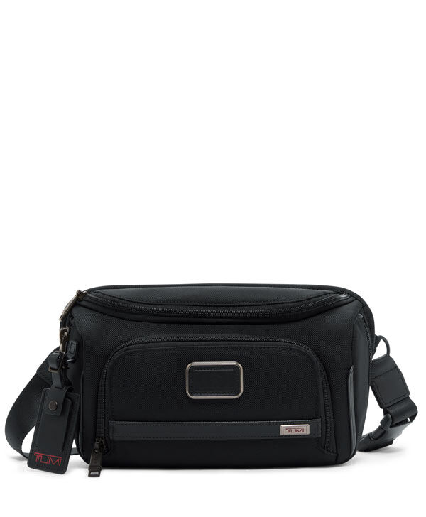 Tumi leather sling bag hot sale