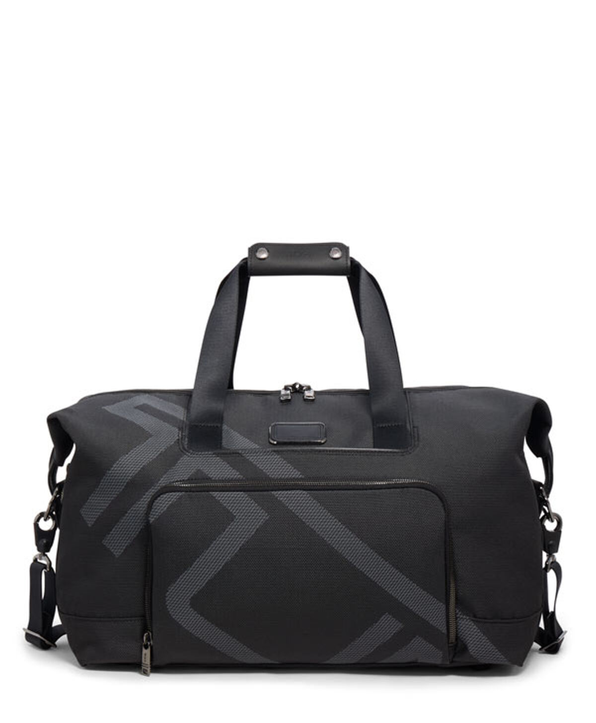 TUMI TUMI ALPHA Double Expansion Satchel Reflective Tumi jacquard