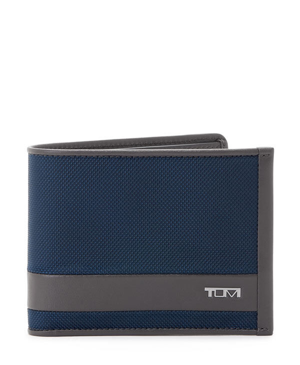 Alpha Global Double Billfold Blue | TUMI Belgium