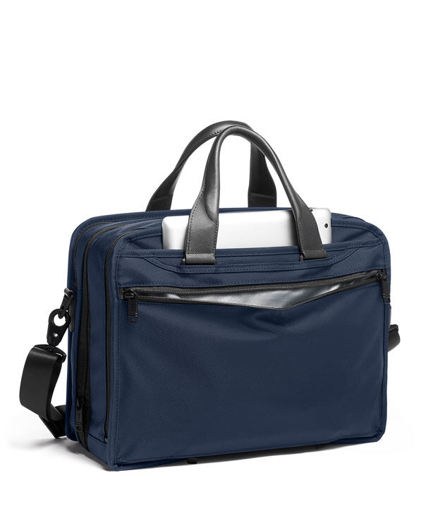 Alpha 3 Laptop Briefcase Blue | TUMI Belgium