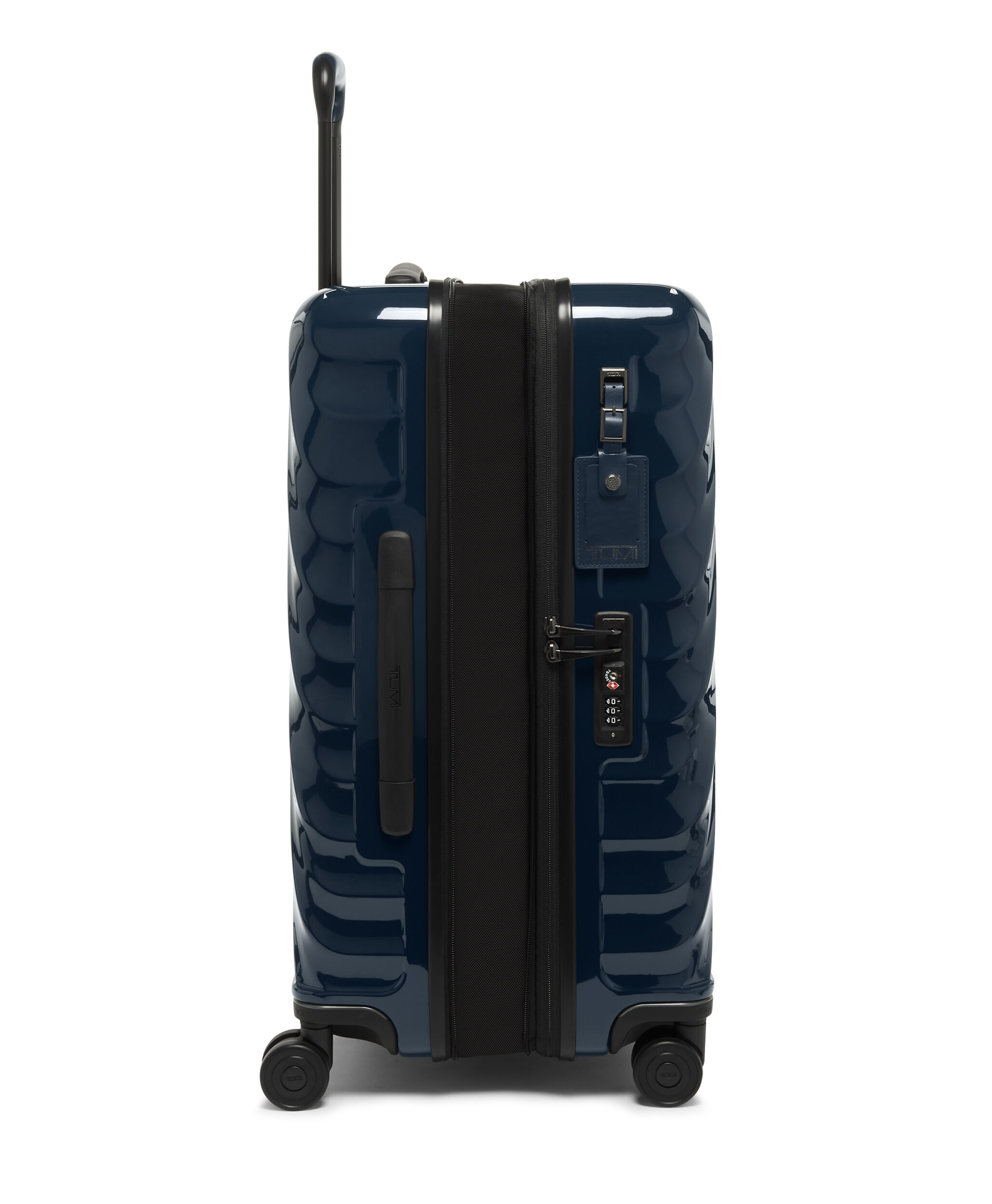 Tumi blue luggage outlet