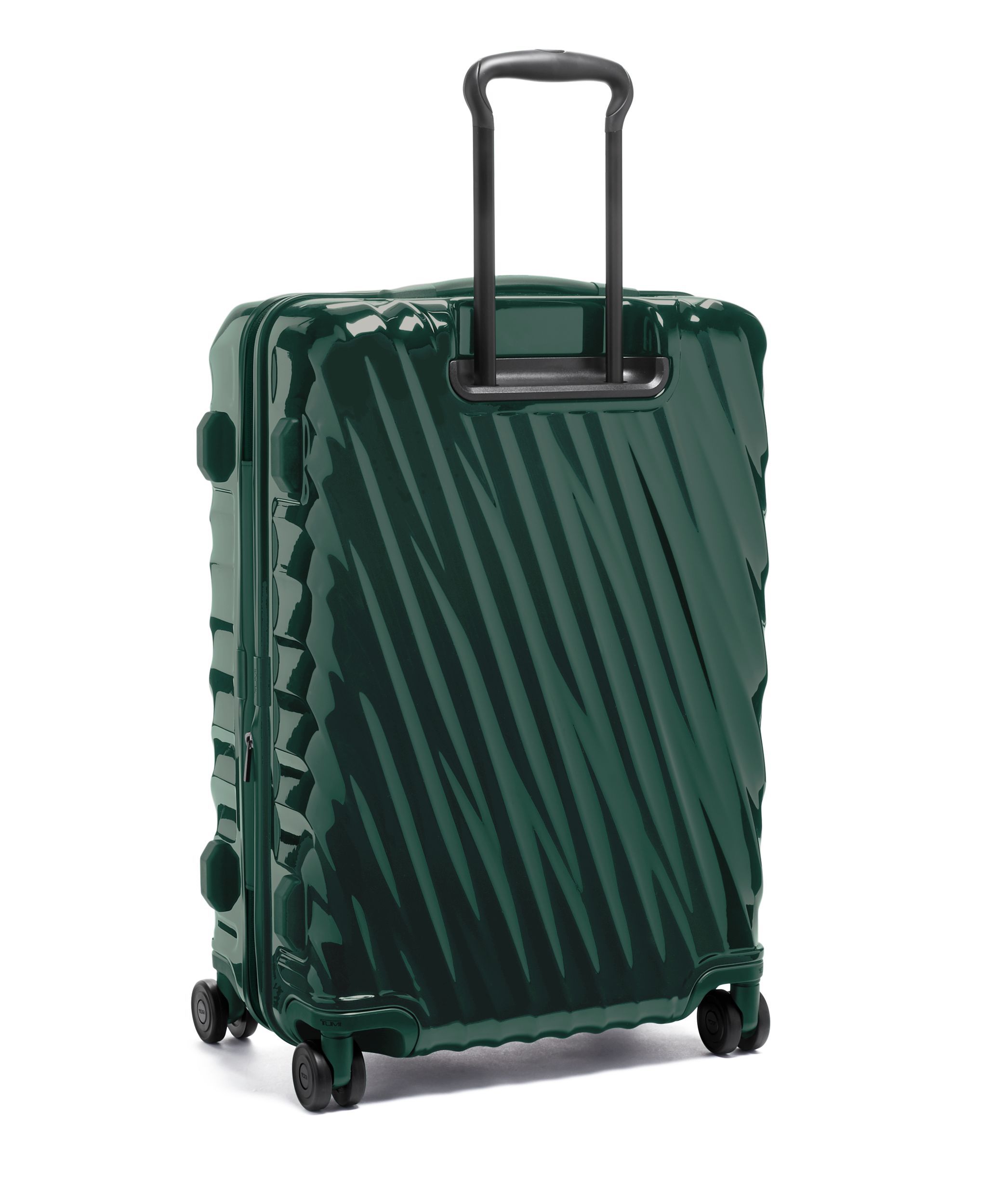 19 Degree Short Trip Expandable Checked Luggage 66 cm Green