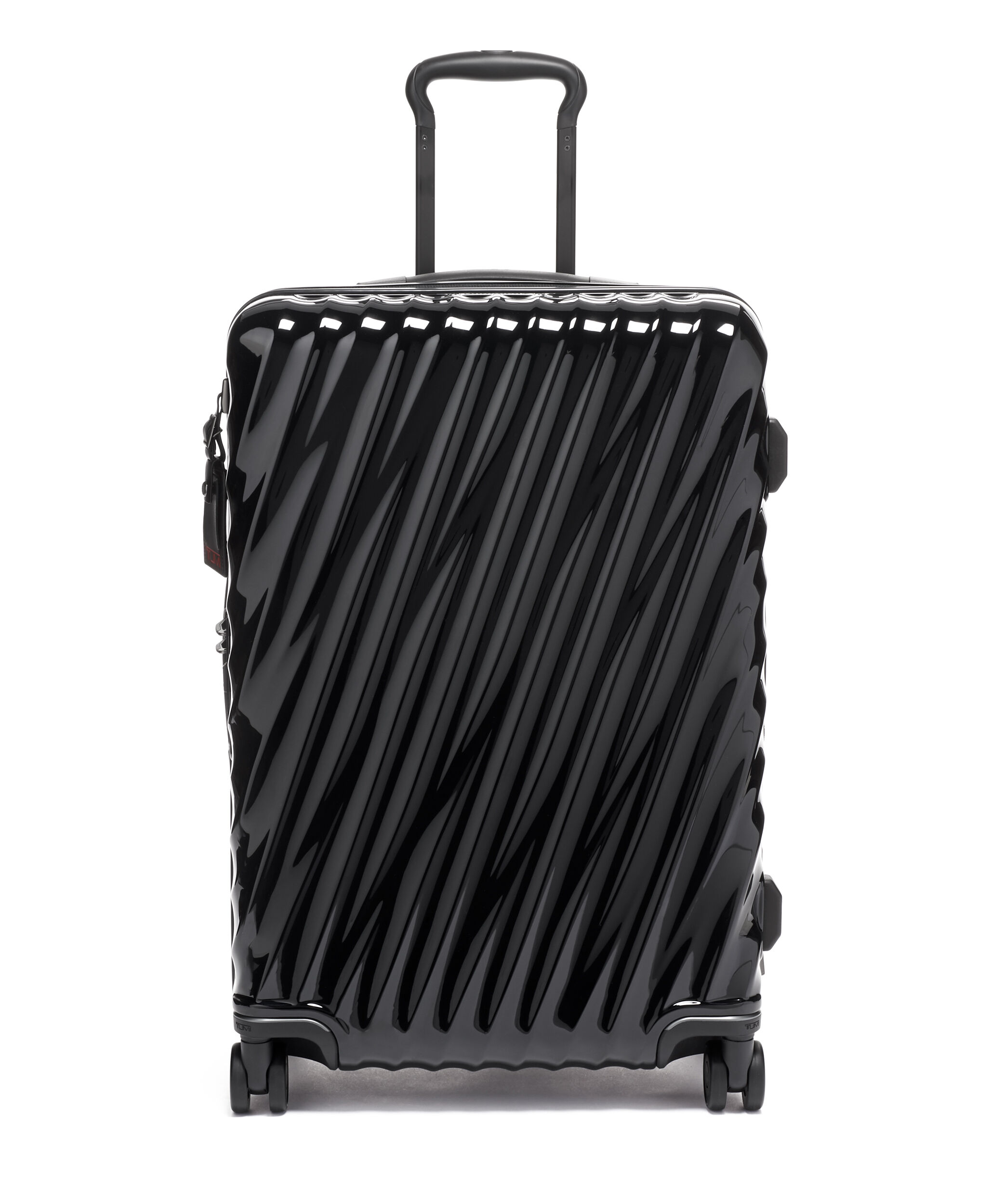 19 Degree Short Trip Expandable Checked Luggage 66 cm Black