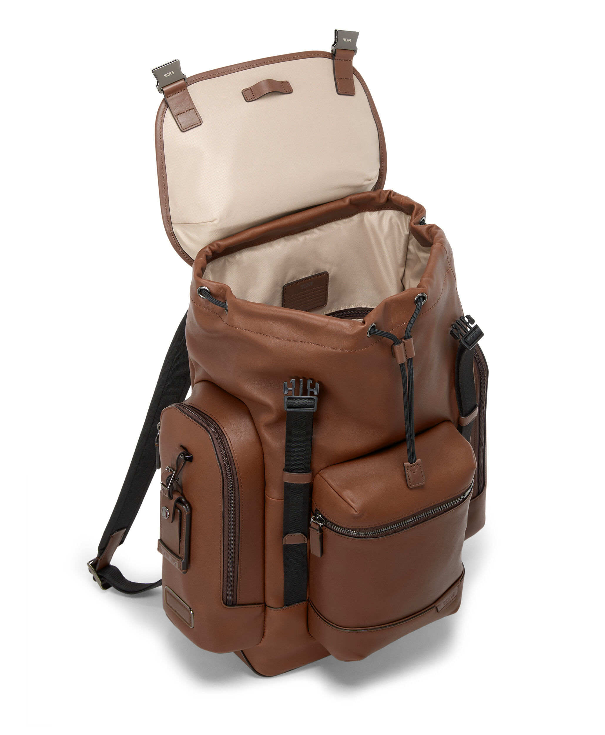 Harrison Griffen Flap Backpack Brown | TUMI Belgium