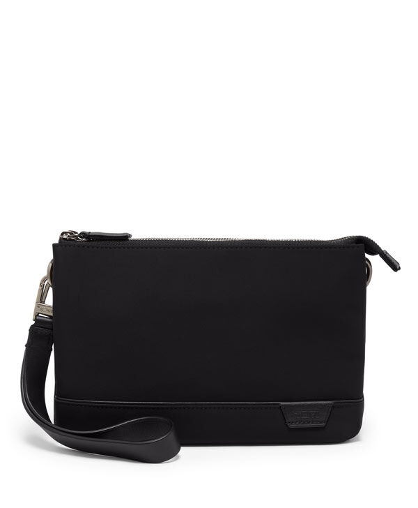 Tumi clutch bag top