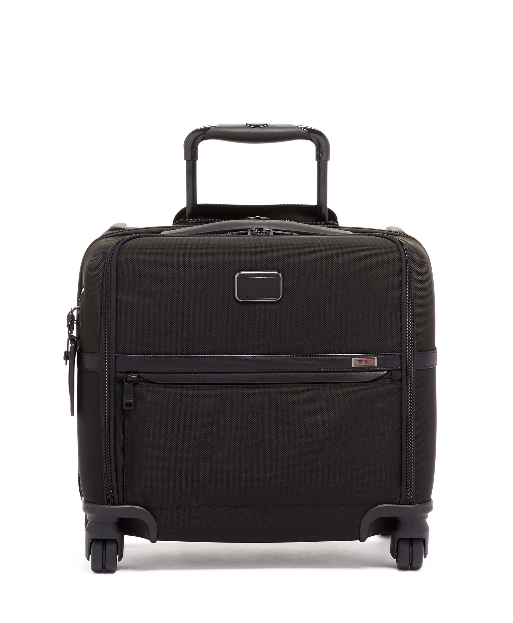 Tumi Alpha 3 Compact 4 Wheeled Brief Black