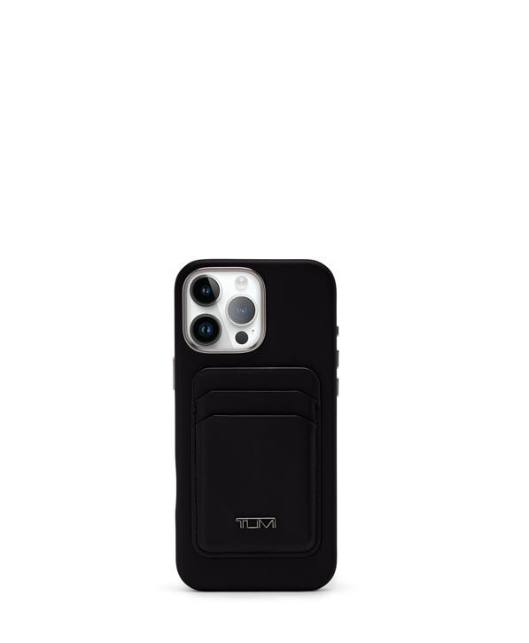 Mobile Accessory MagSafe Wallet iPhone 16 Pro Case Black | TUMI