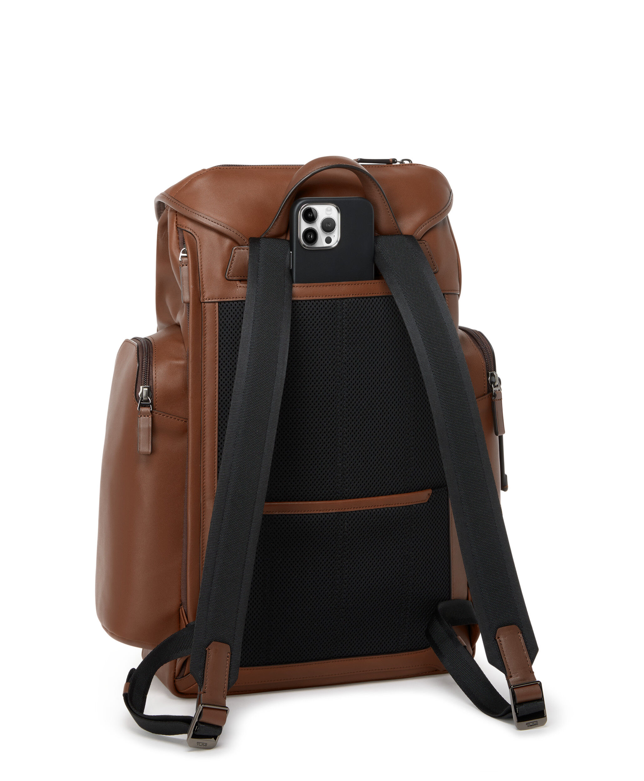 Harrison Griffen Flap Backpack Brown | TUMI Belgium