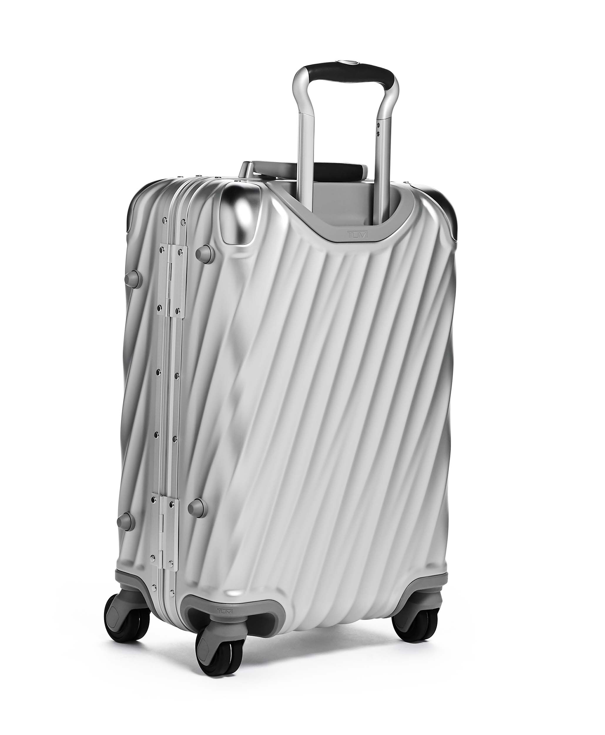 Tumi silver luggage top