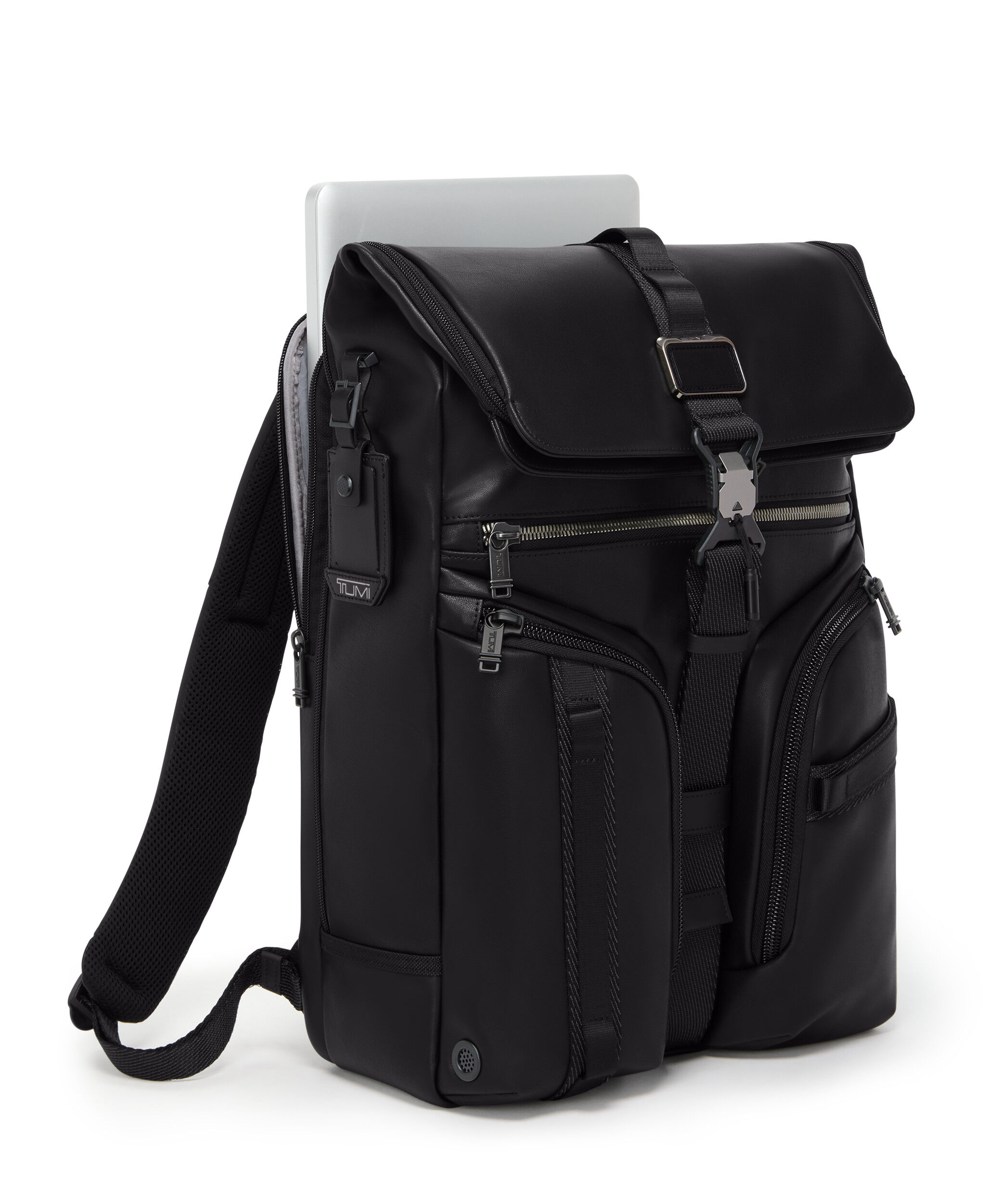 Alpha Bravo Surveillance Flap Backpack Black | TUMI Belgium