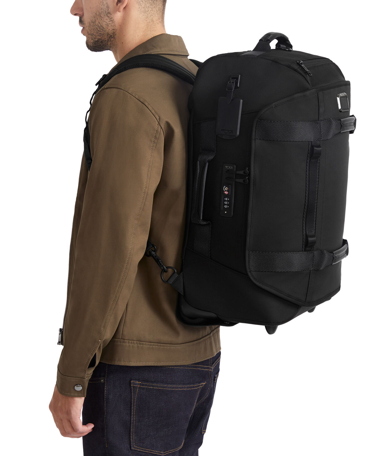 Alpha Bravo Omvormbare handbagage rugzak met twee wielen