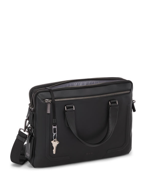 Harrison Sycamore Slim Brief Black | TUMI Belgium