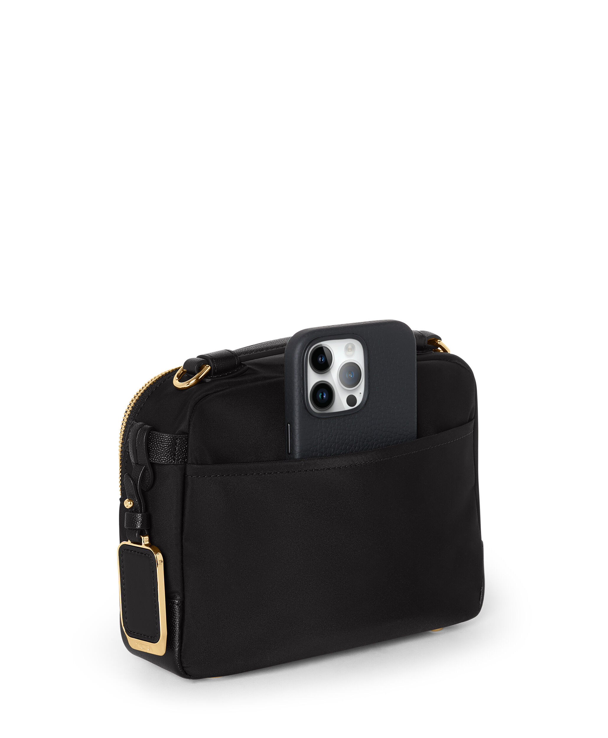 極希少✨TUMI ショルダーバッグ オールレザー ゴールド金具　黒 TUMI