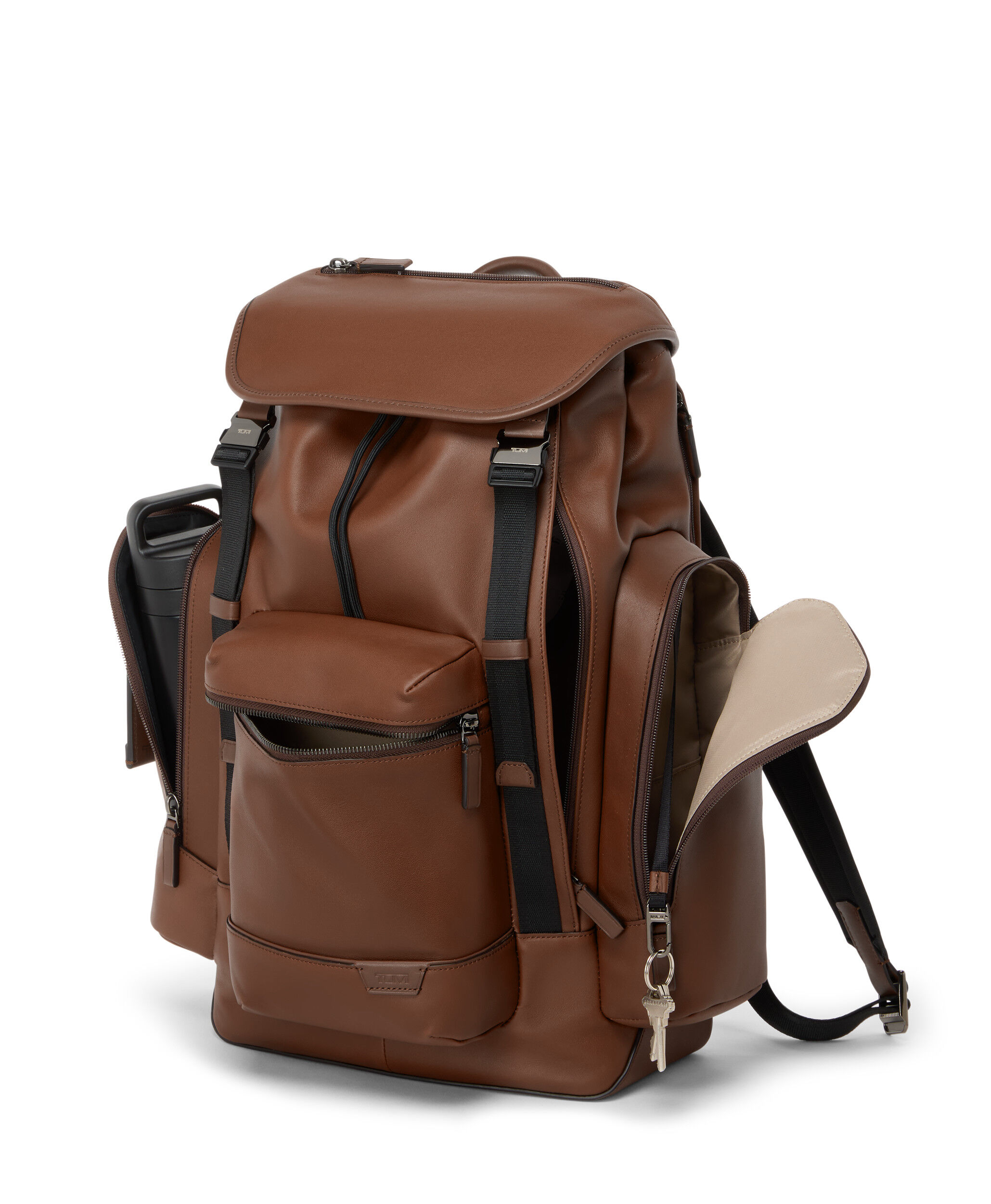 Harrison Griffen Flap Backpack Brown | TUMI Belgium
