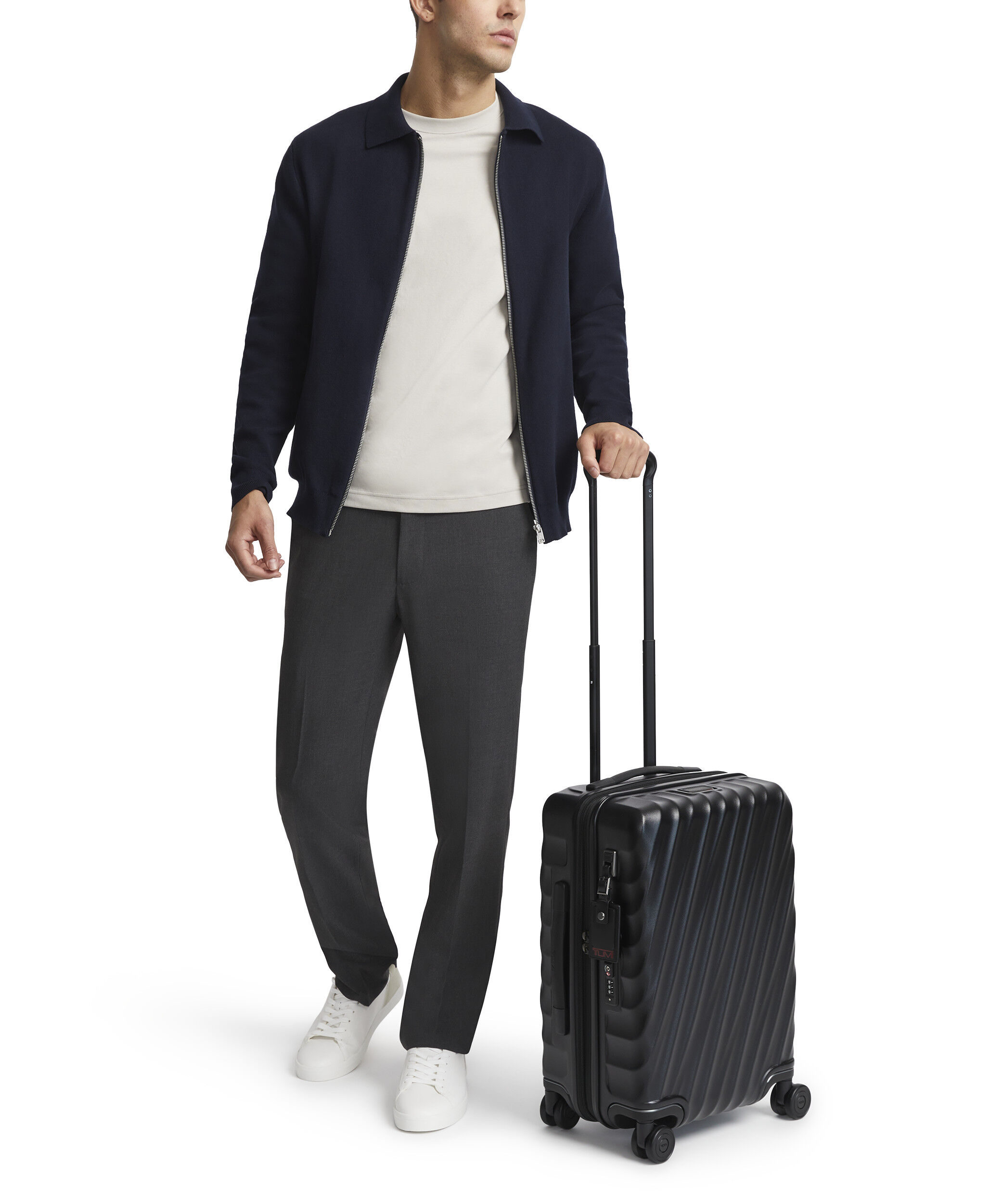 19 Degree International Expandable Carry-On 55 cm Grey | TUMI Belgium
