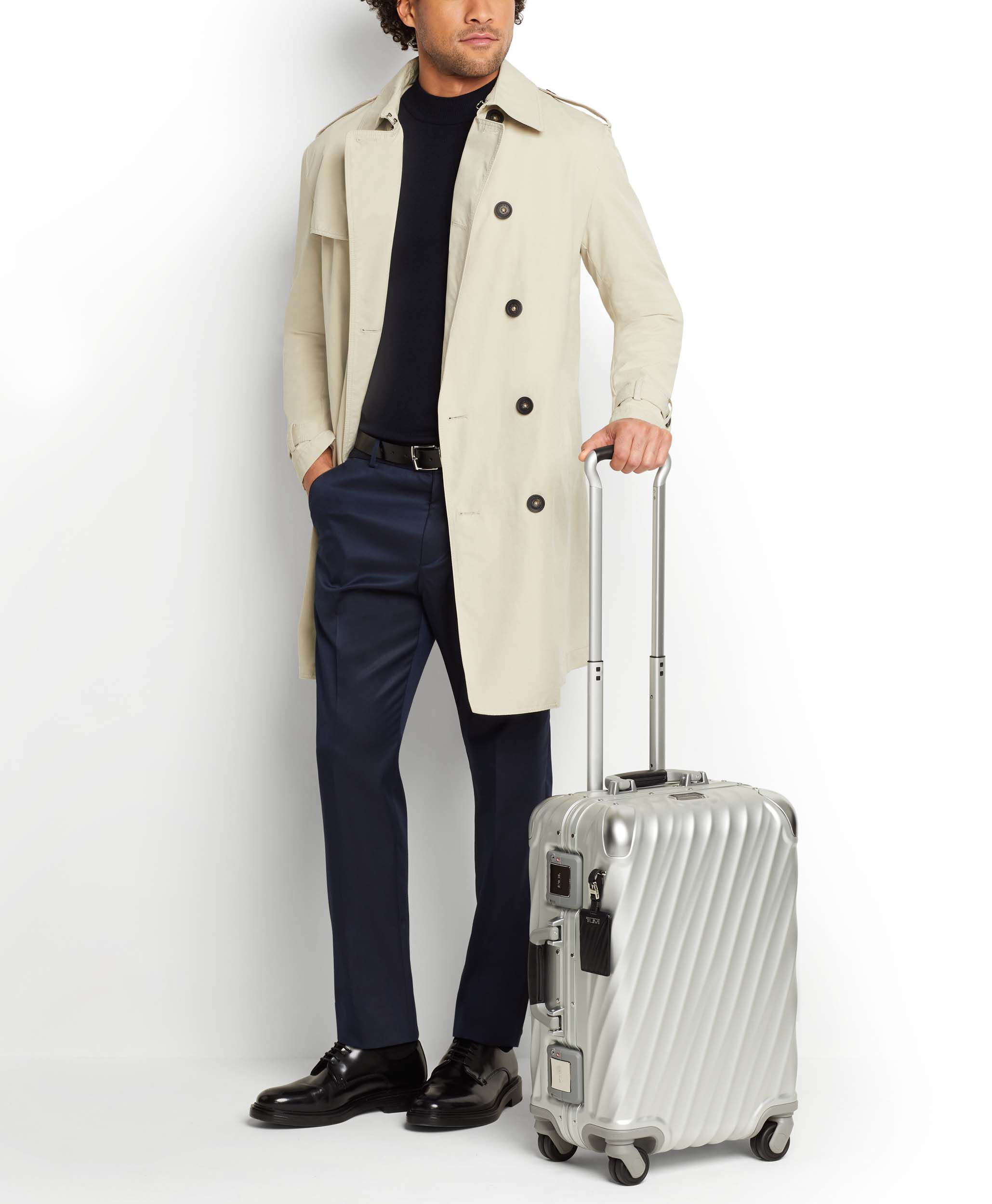 Tumi silver sales suitcase