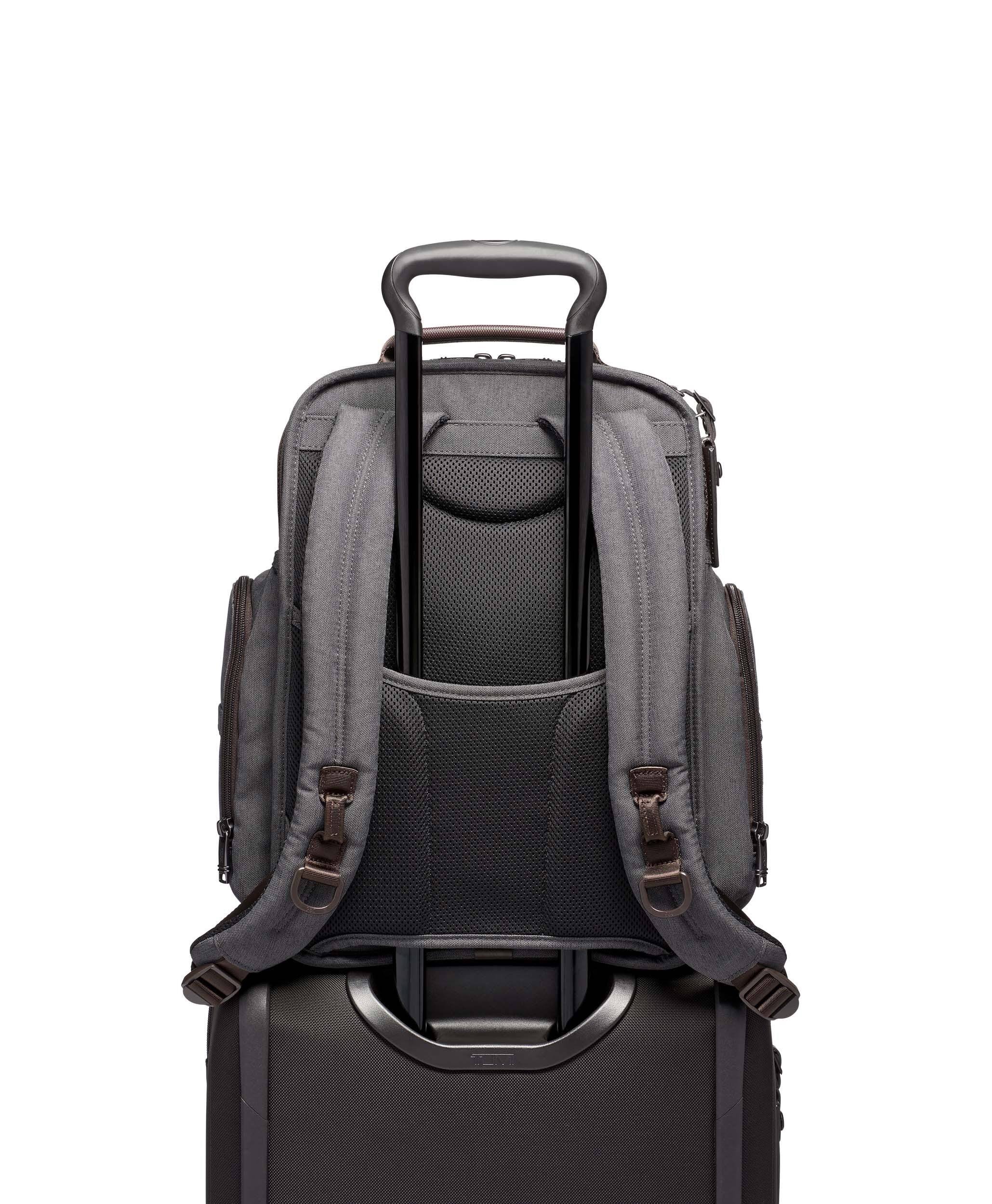 tumi backpack grey