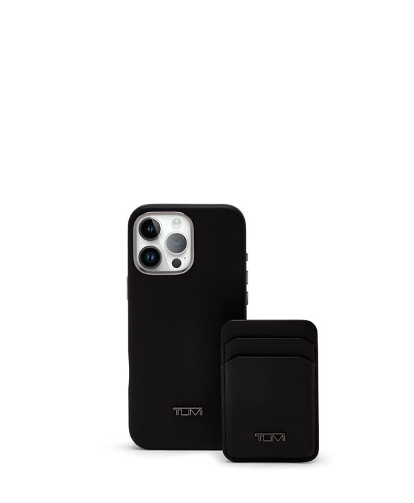TUMI iPhone 16Pro用 ブラックケース Mobile Accessory MagSafe Wallet iPhone 16 Pro Case Black | TUMI