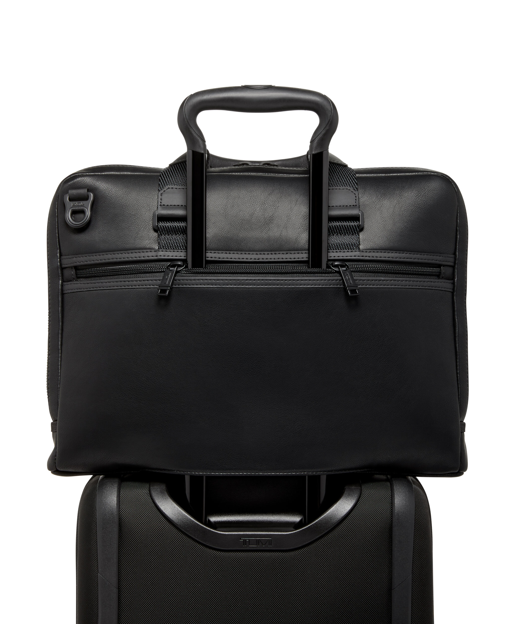 Tumi alpha 2 briefcase leather sales
