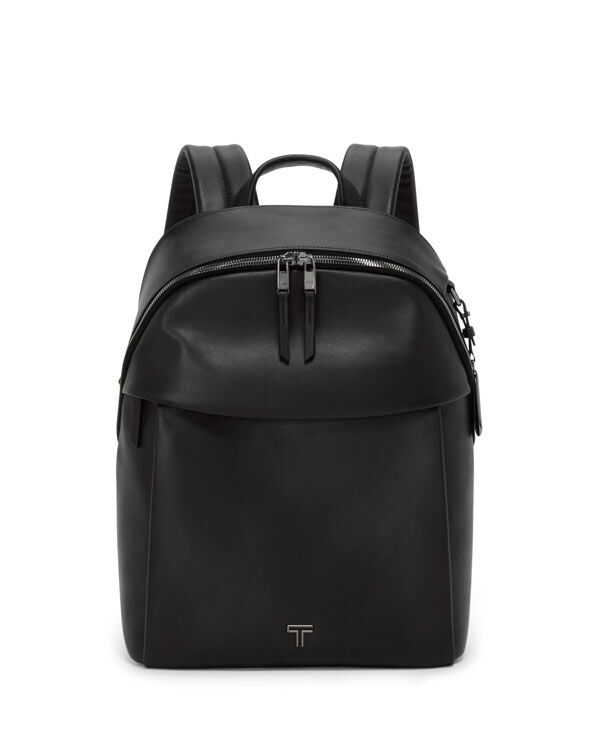 Tumi leather backpack womens on sale