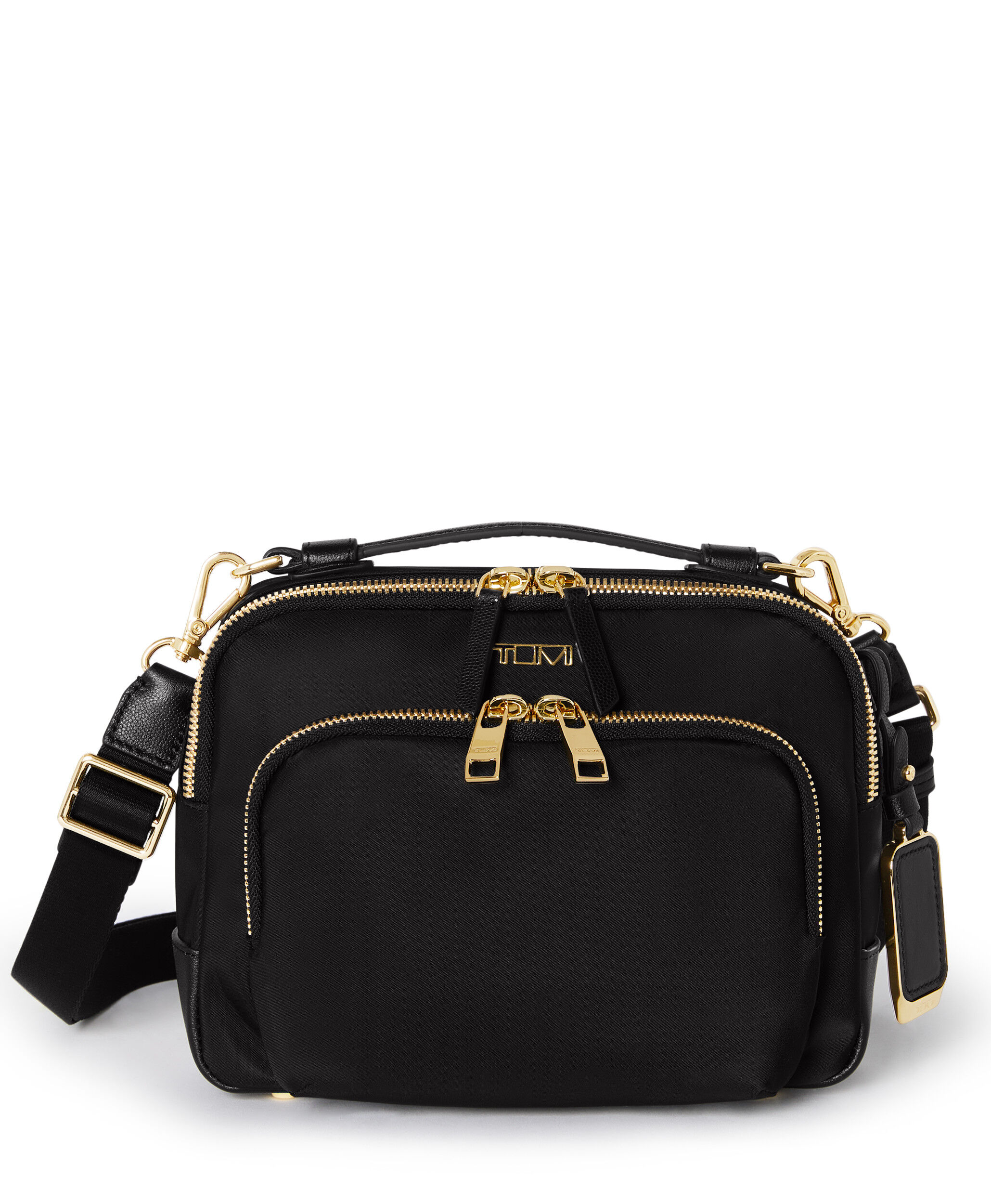 極希少✨TUMI ショルダーバッグ オールレザー ゴールド金具　黒 TUMI