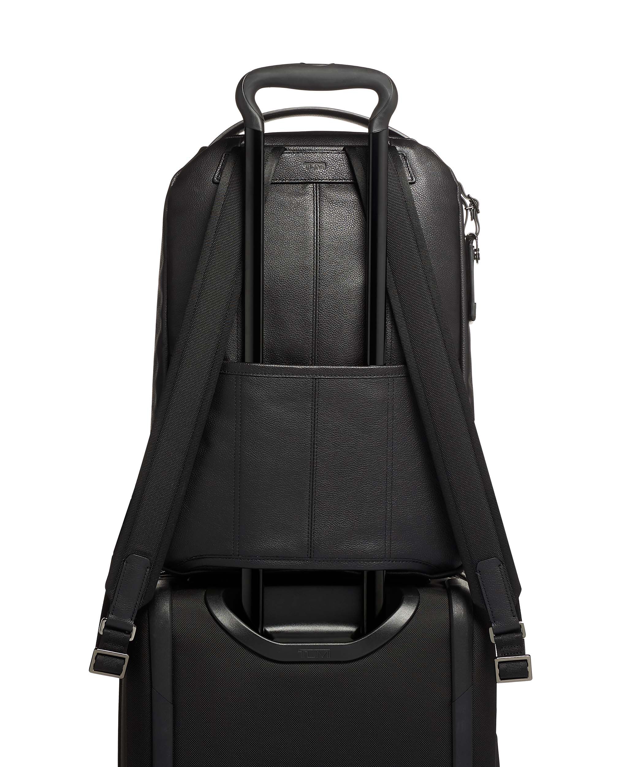 Tumi harrison backpack leather sale