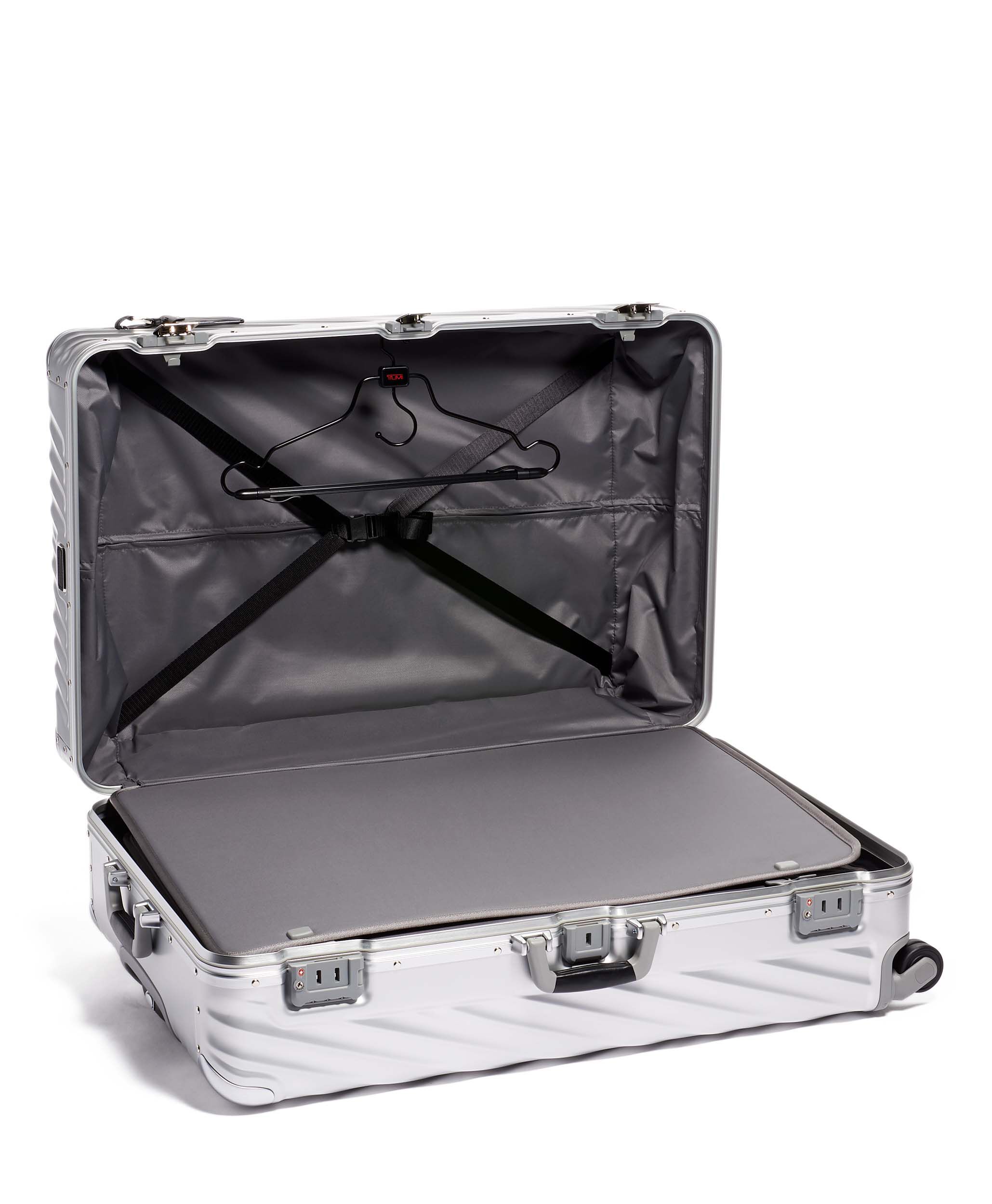 Tumi silver luggage on sale
