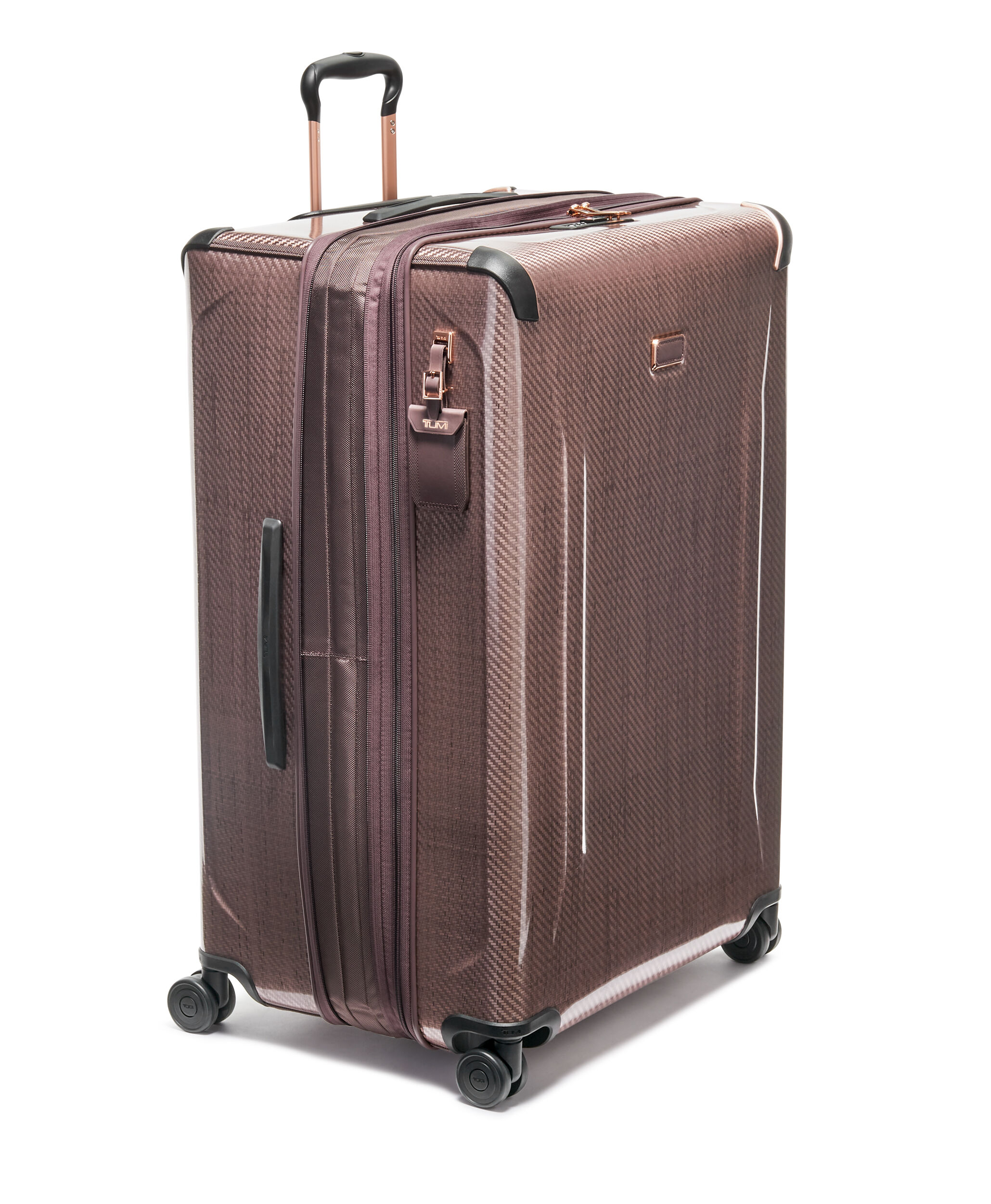 Tumi rose gold luggage outlet