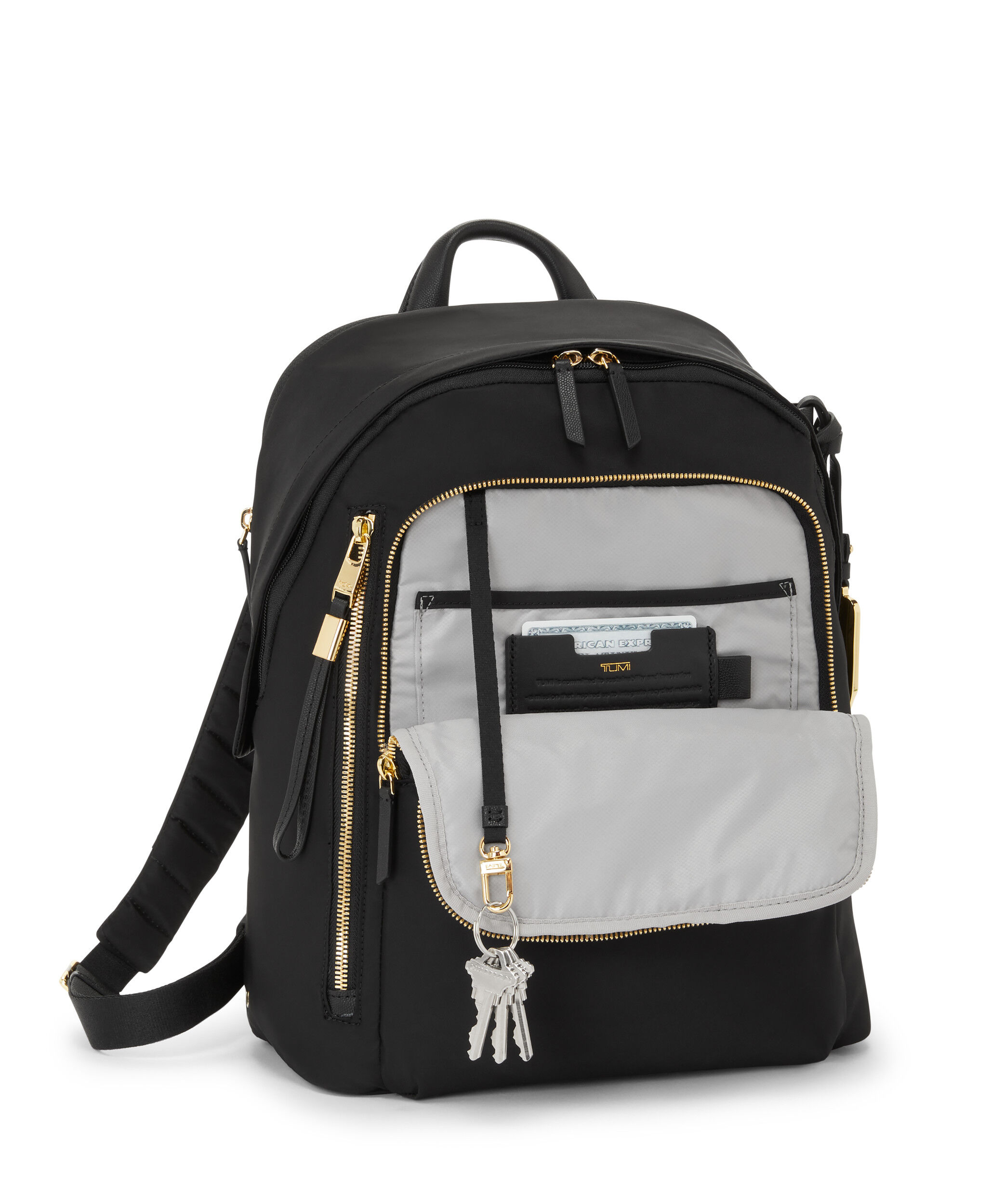 Voyageur Halsey Backpack Black | TUMI Belgium