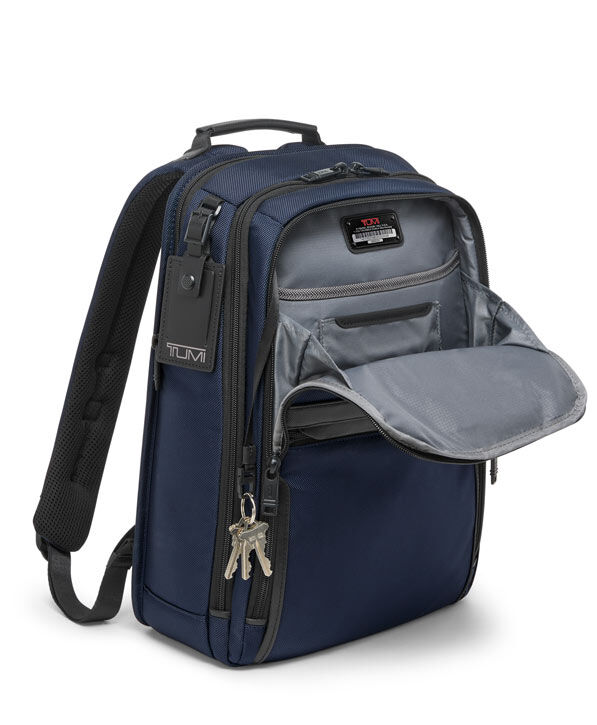 Alpha 3 Slim Backpack Blue | TUMI Belgium