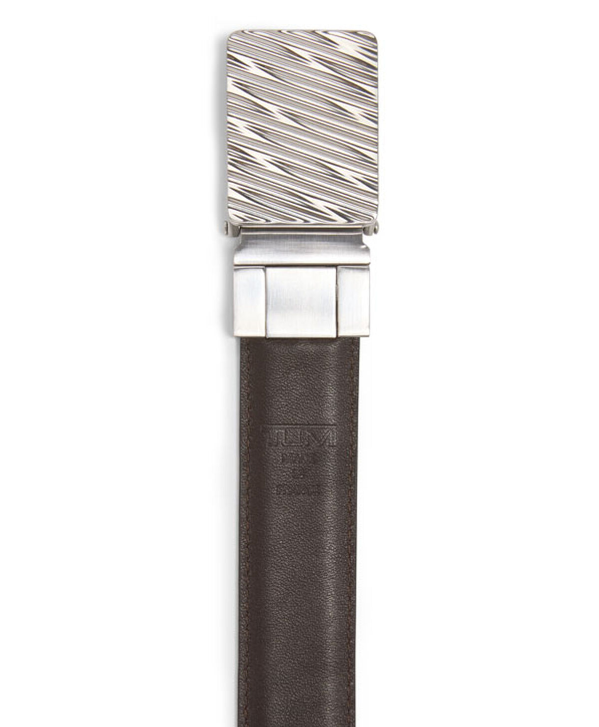 TUMI Ceinture réversible en cuir avec plaque 19 Degree TUMI, 30 mm