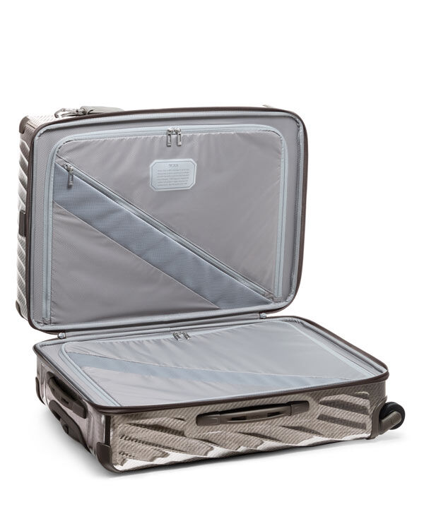 19 Degree Lite Short Trip Checked Luggage 66 cm Grey | TUMI Belgium