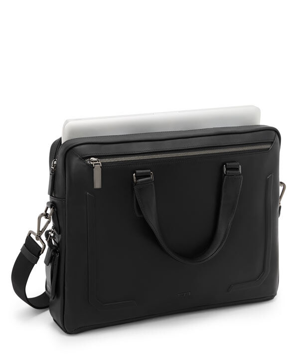 Harrison Avondale Top Zip Brief Black | TUMI Belgium