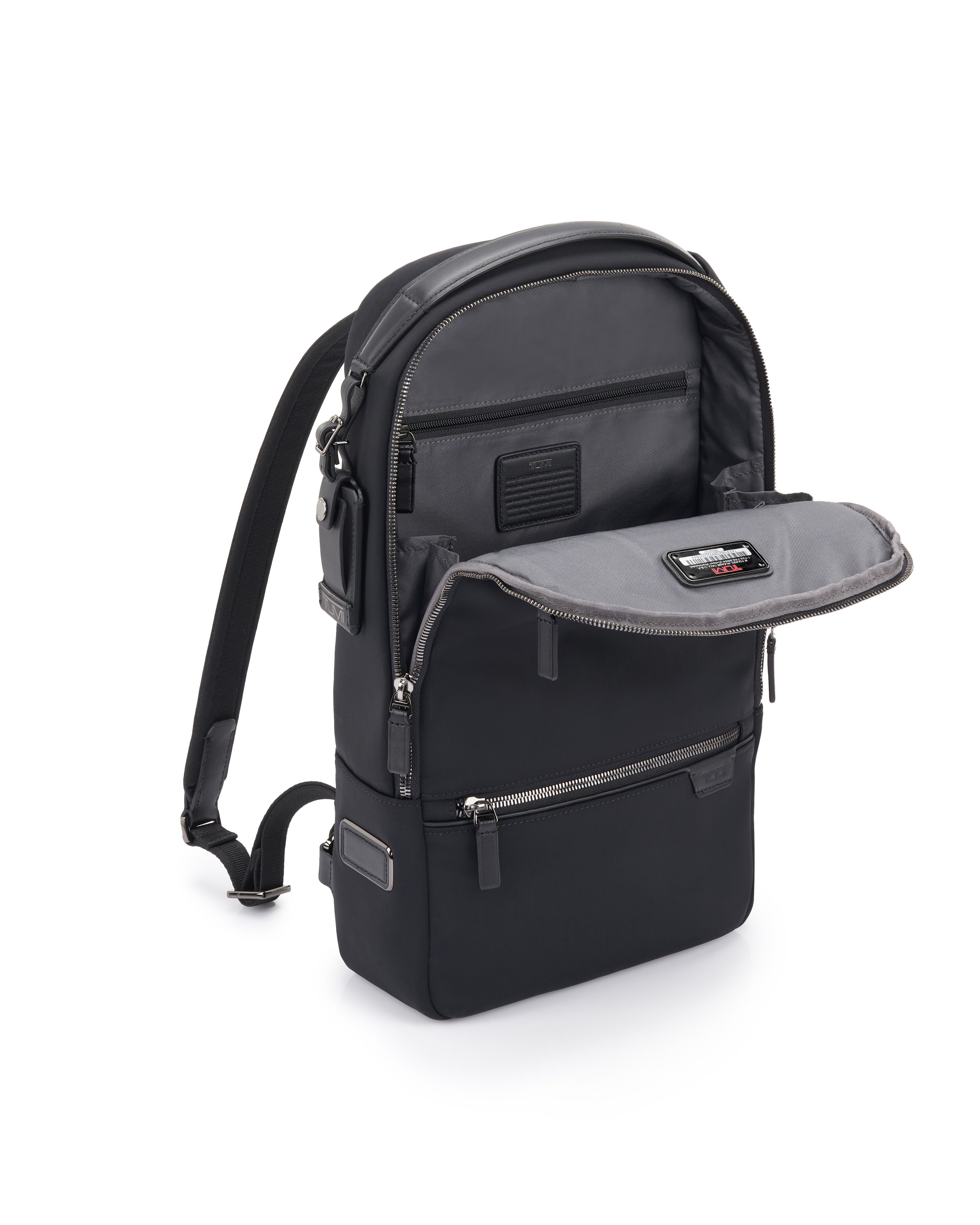 Harrison Crawford Slim Backpack Black | TUMI Belgium
